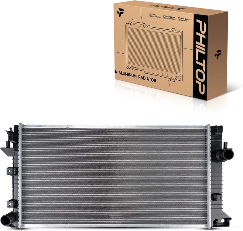 PHILTOP CU13045 Radiator Replacement for Expedition 2007-2008, Navigator 2007-2008 5.4L Automotive Engine Radiators - Image 1